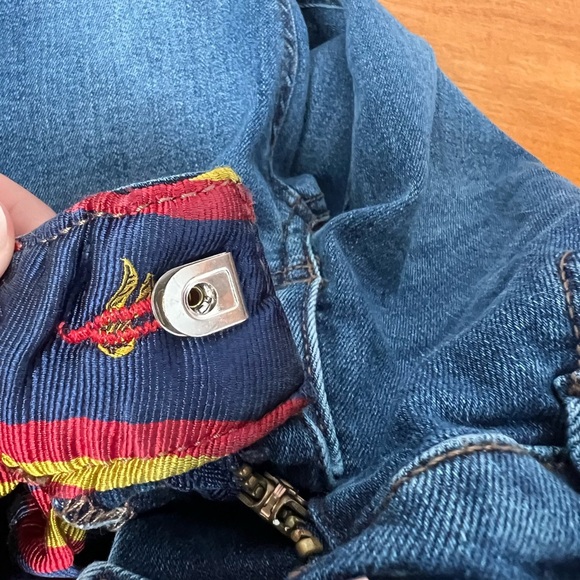 Mini Boden Harry Potter HP Jeans Denim Glasses Lightening Bolt Scar 3Y - Picture 12 of 12
